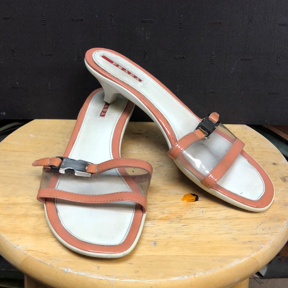 Prada Women's kitten heel Sandals